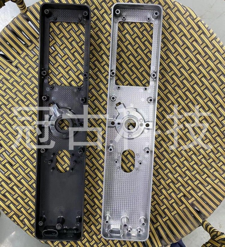 鎂合金智能鎖面板拋光效果圖